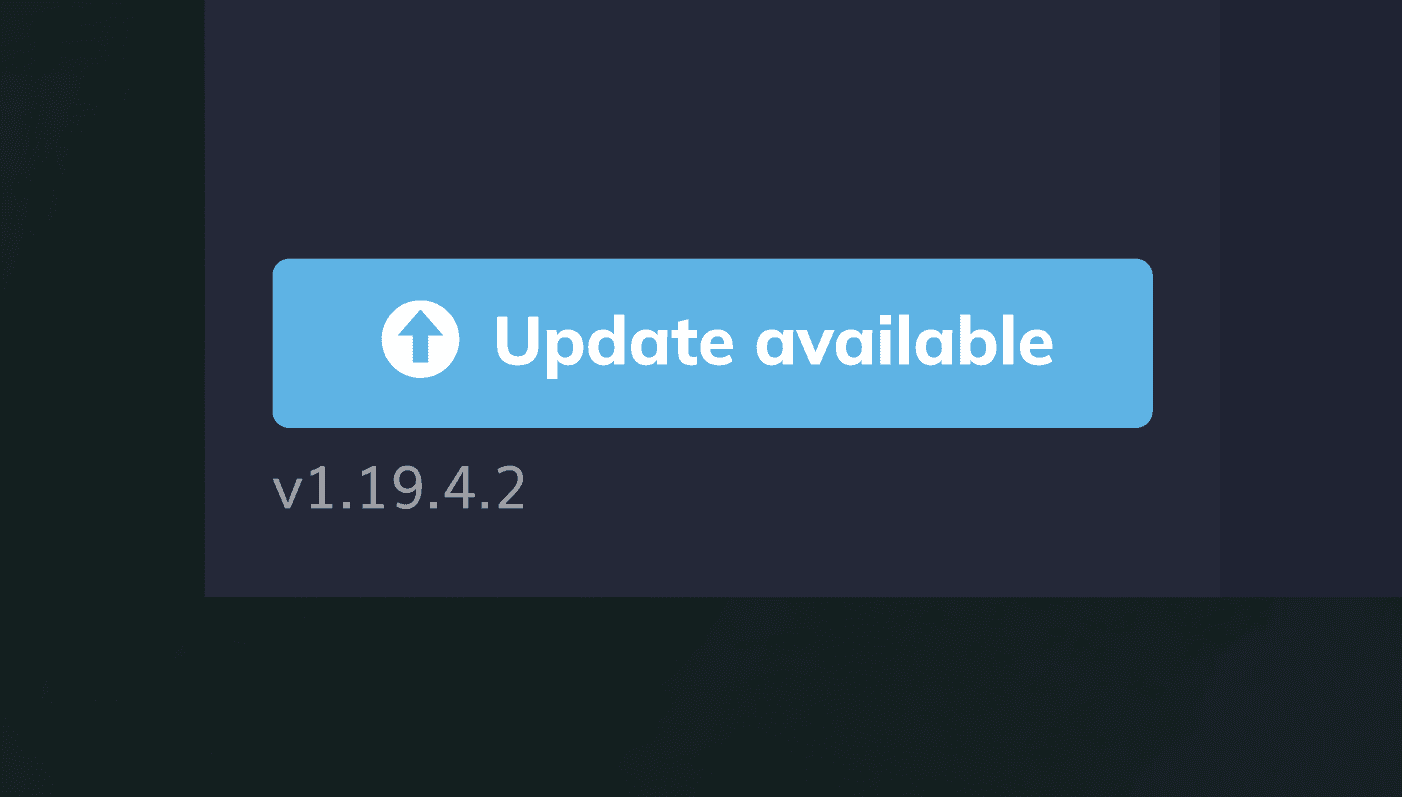Update will show in Settings in v1 for you to upgrade to version 2