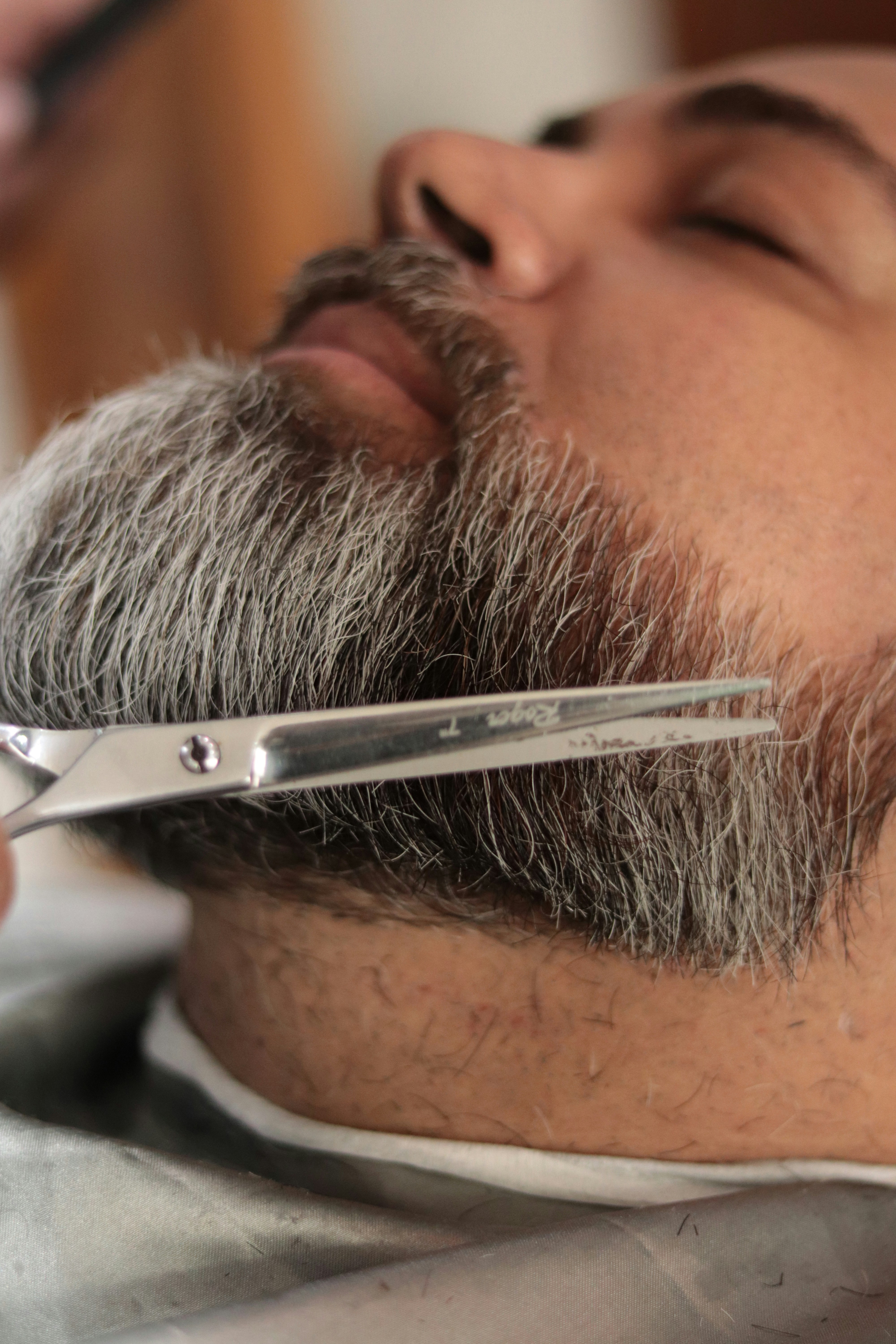 Beard trim and shaping at Atelier Barbers