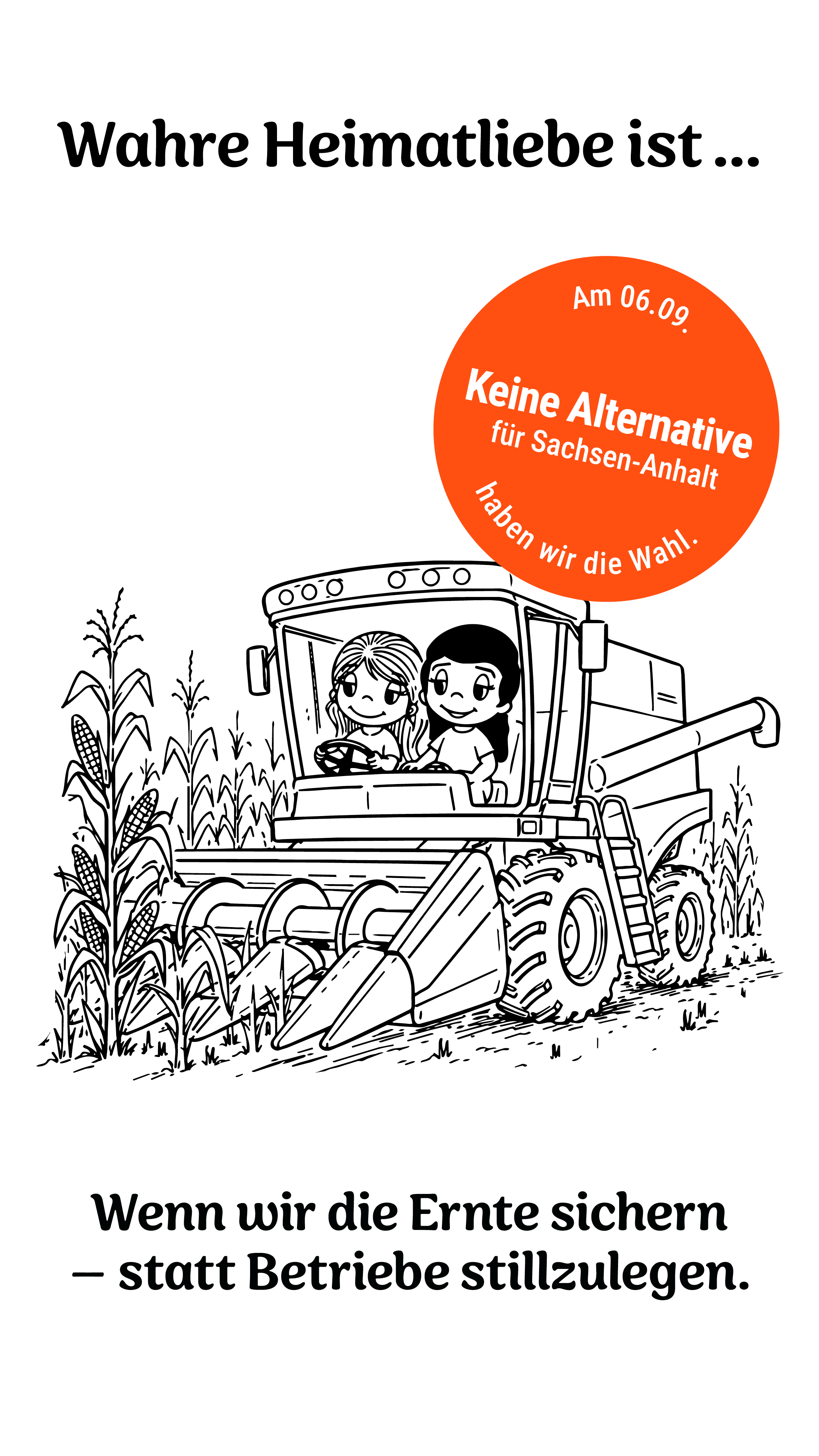 Kampagnenmotiv Landwirtschaft