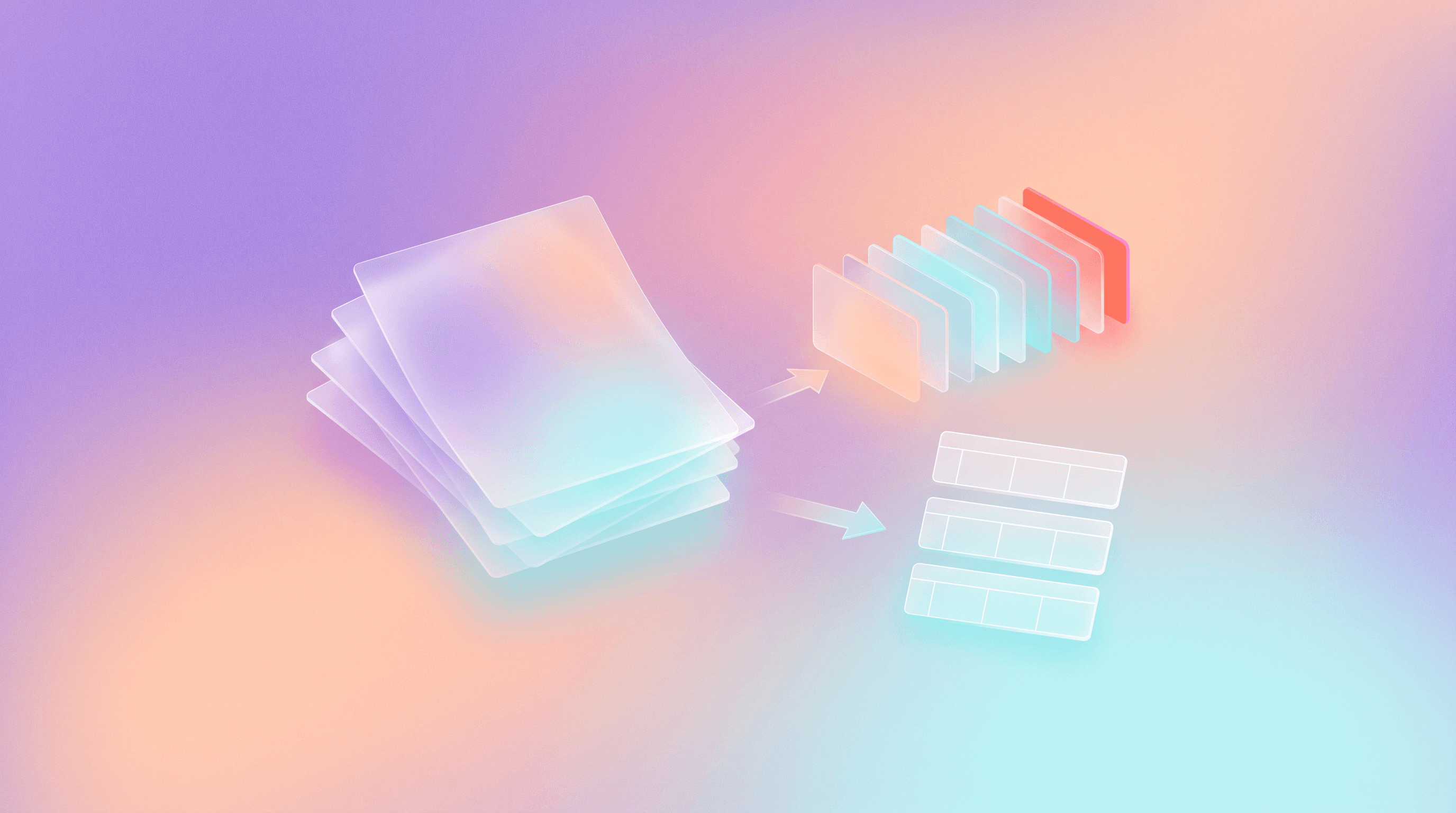 Batch of PDFs turning into citation cards and spreadsheet rows
