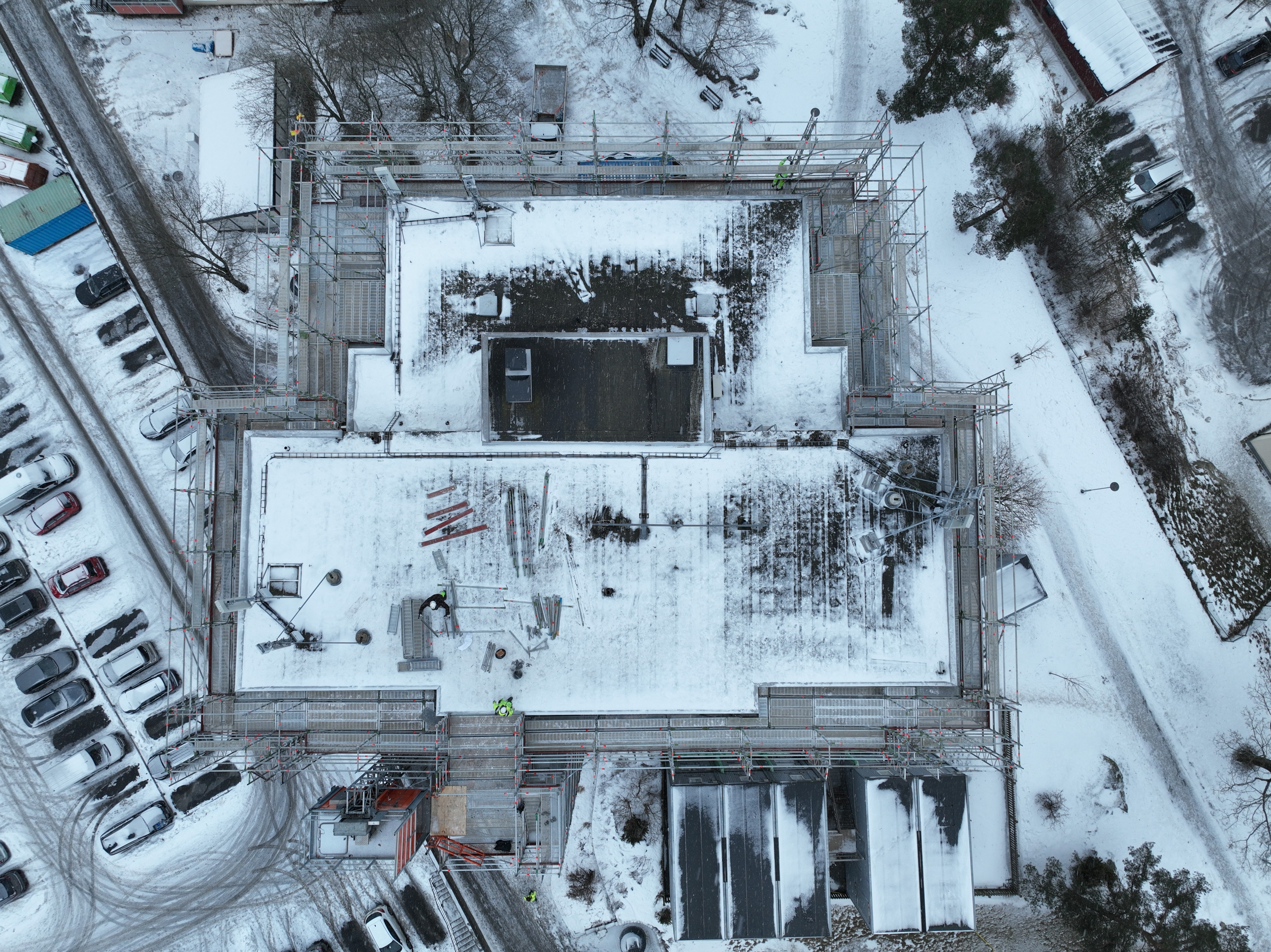 Byggnadsställning Stockholm