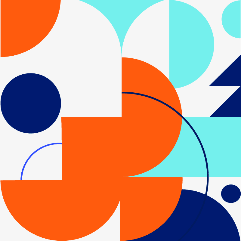 Red geometric pattern