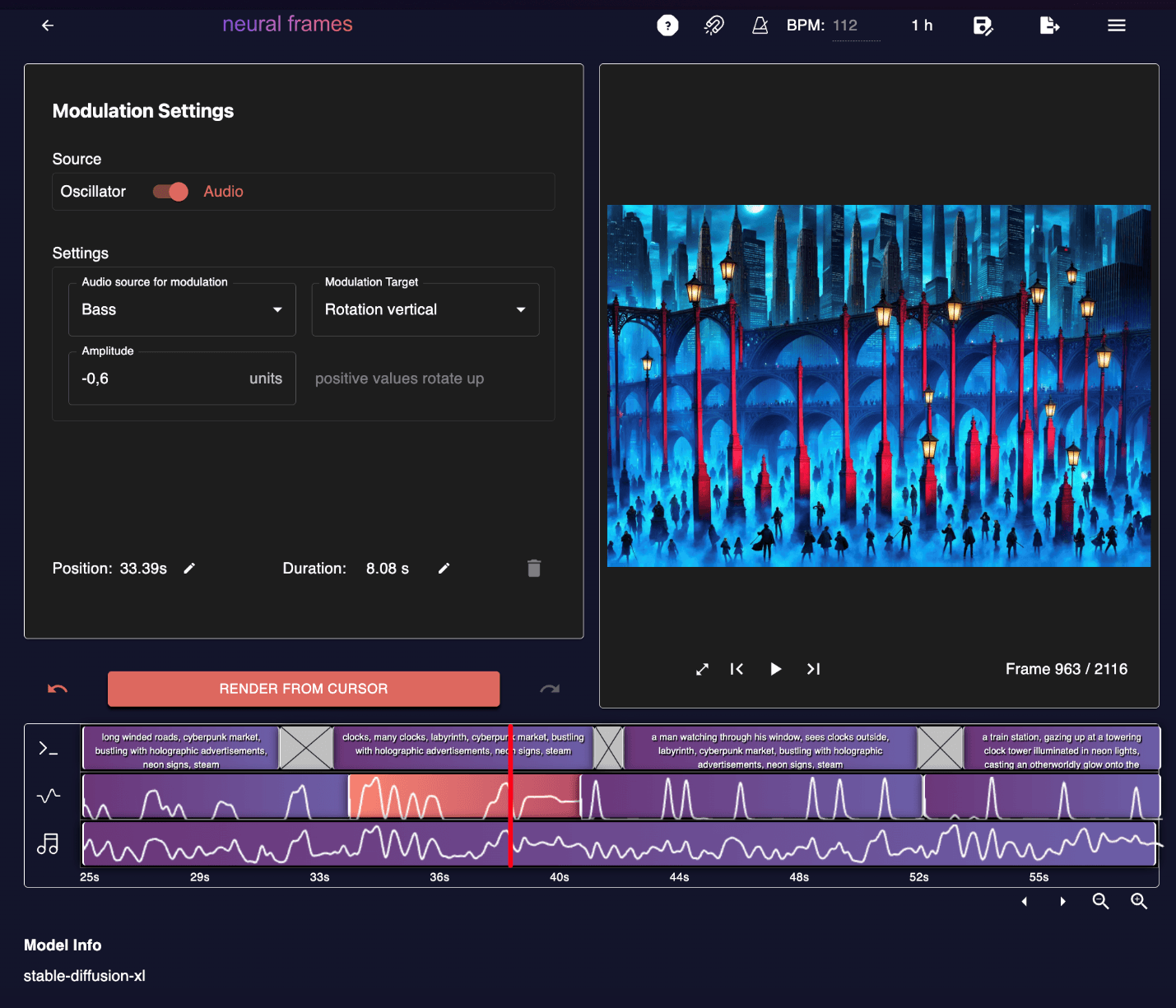 Sync Your Music with Trippy Visuals Using Neural Frames