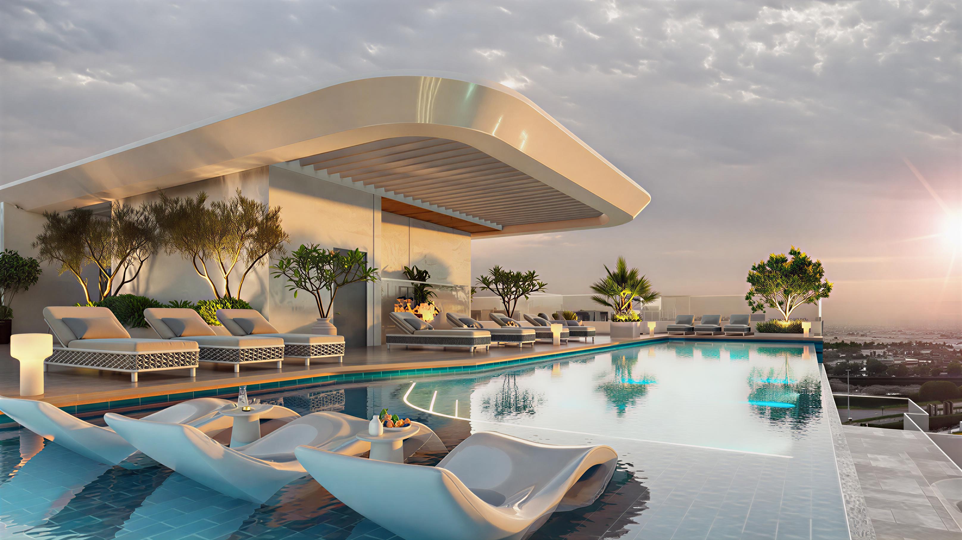  New apartment building at 241 Waterside, Dubai Islands, showcasing modern architecture and vibrant surroundings.