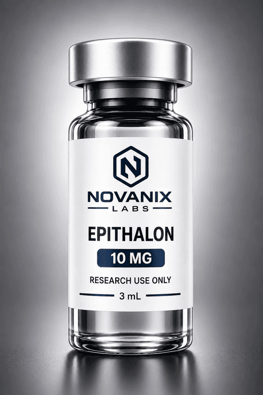 Epithalon 10 mg research compound vial