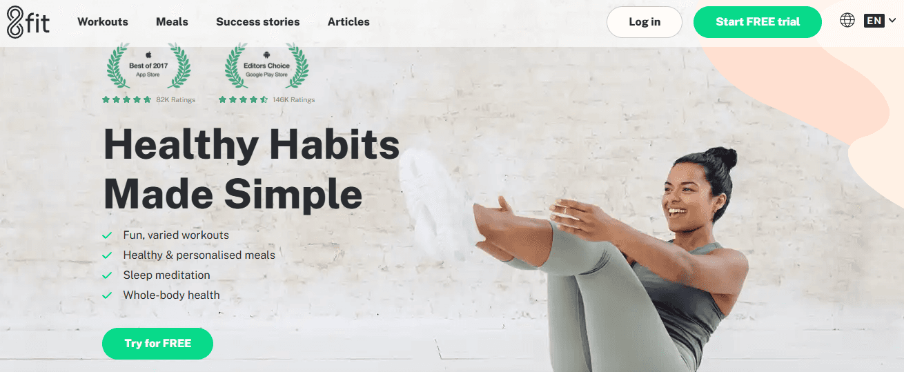 8fit - Workout Planning App
