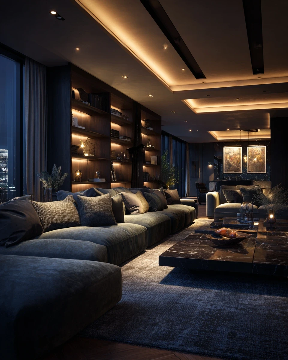 Installation électrique complète pour villa contemporaine avec piscine : réseau domotique et éclairage extérieur créés par Modelec à Gaillac