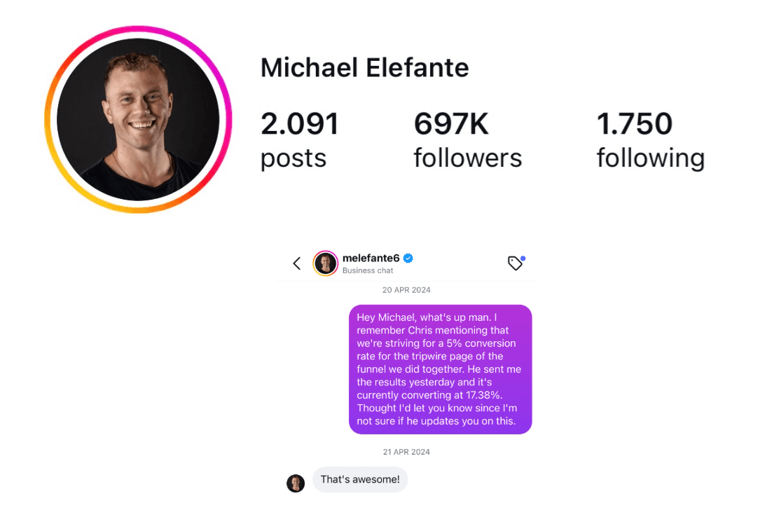Michael Elefante Screenshot