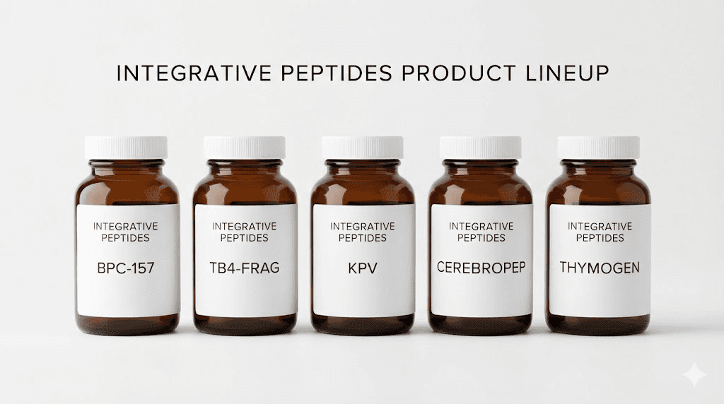 Integrative Peptides full oral peptide supplement product line