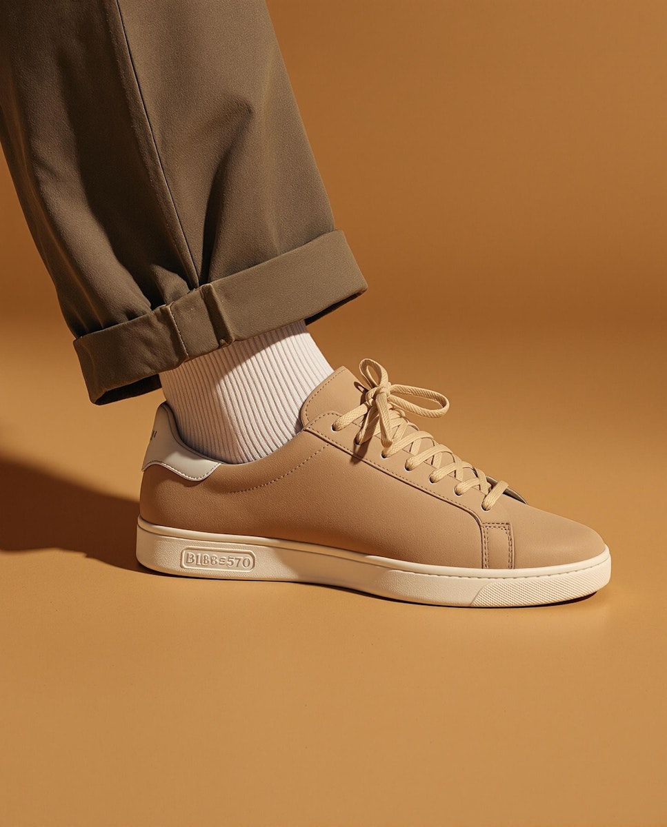 A pair of shoes sitting on top of a floor