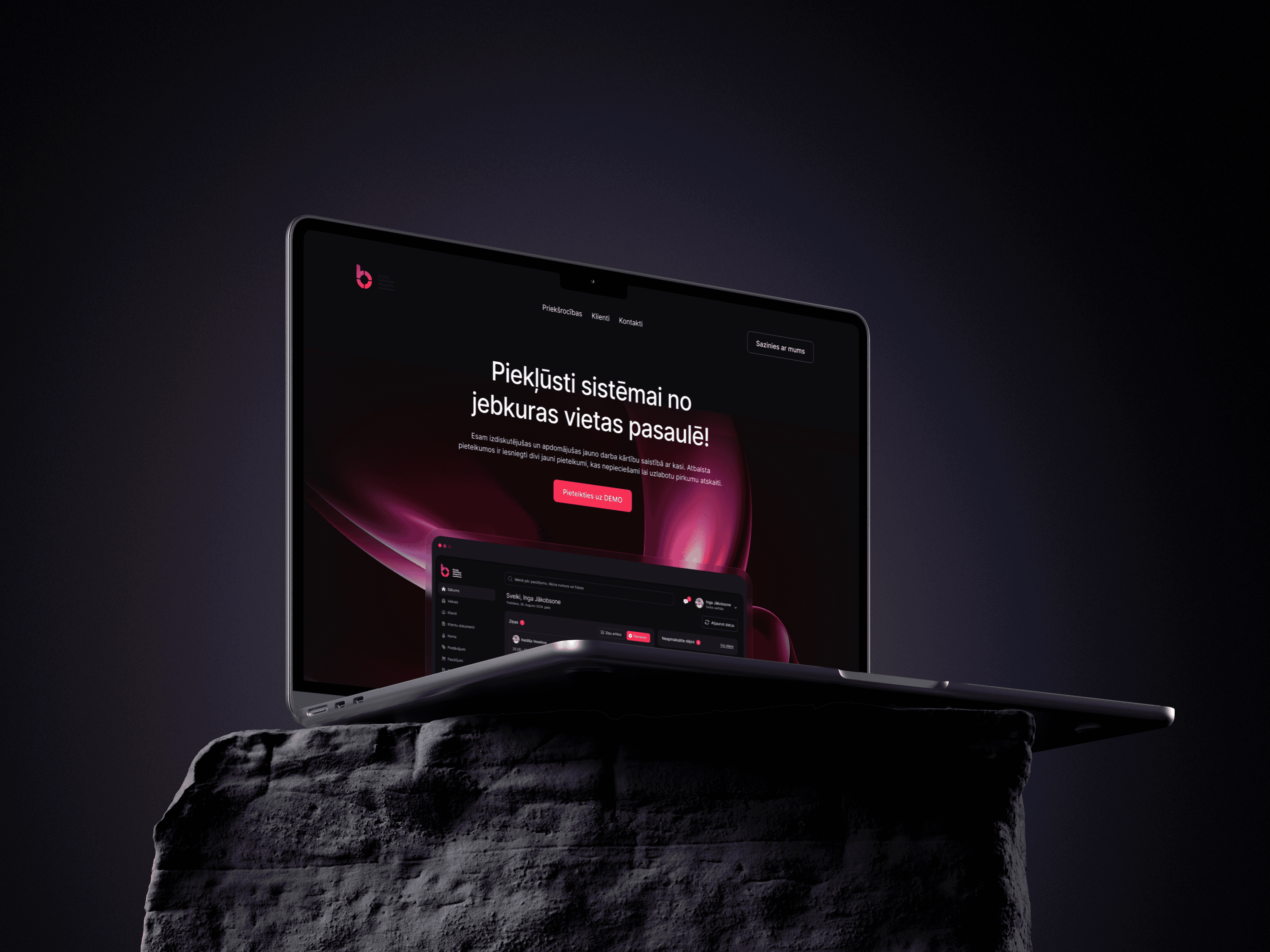 Mobile app user interface design and wireframe presentation in Luut Stuudio template.