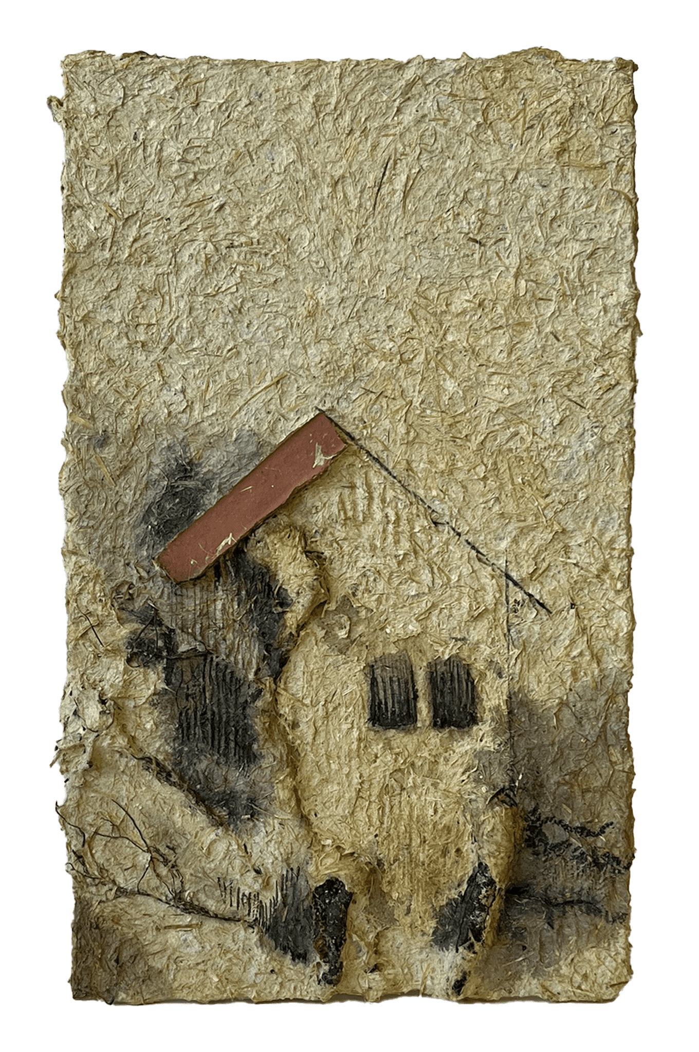 herd of sheep on road painting