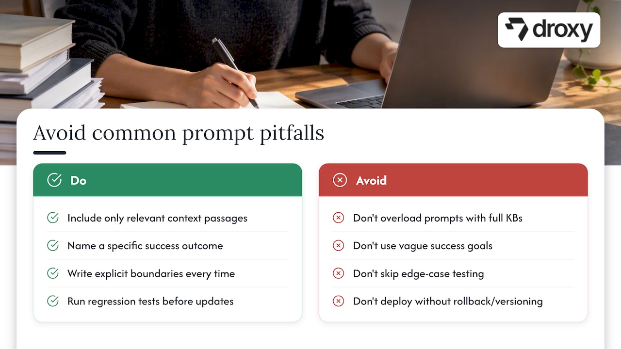 Common pitfalls and how to avoid them — overview diagram