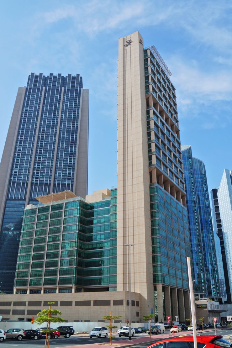 Wide angle of the skyline. Dedicated real estate agents providing top-tier property services in the city.