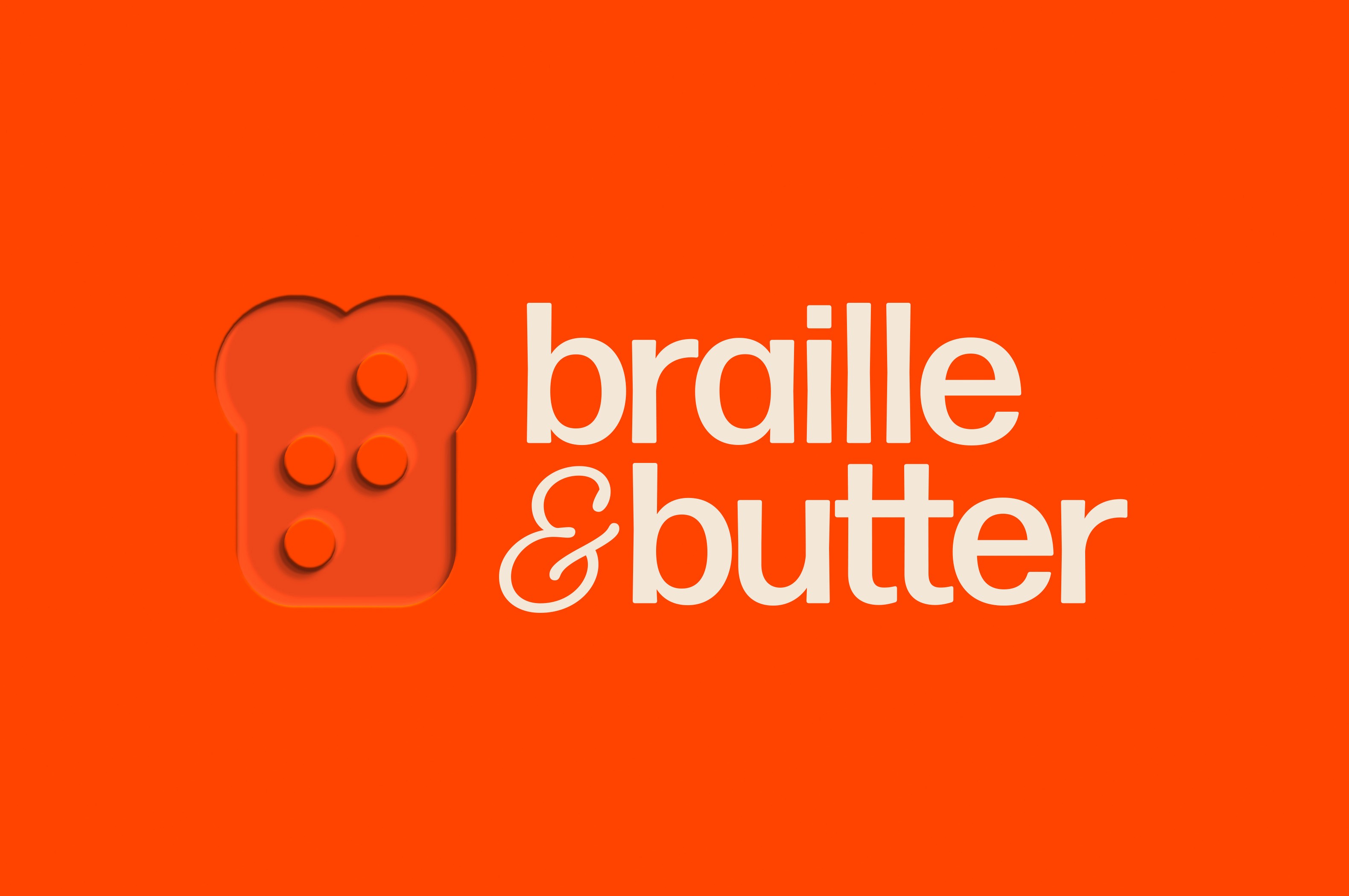 Carrot and broccoli packaging set against an orange background