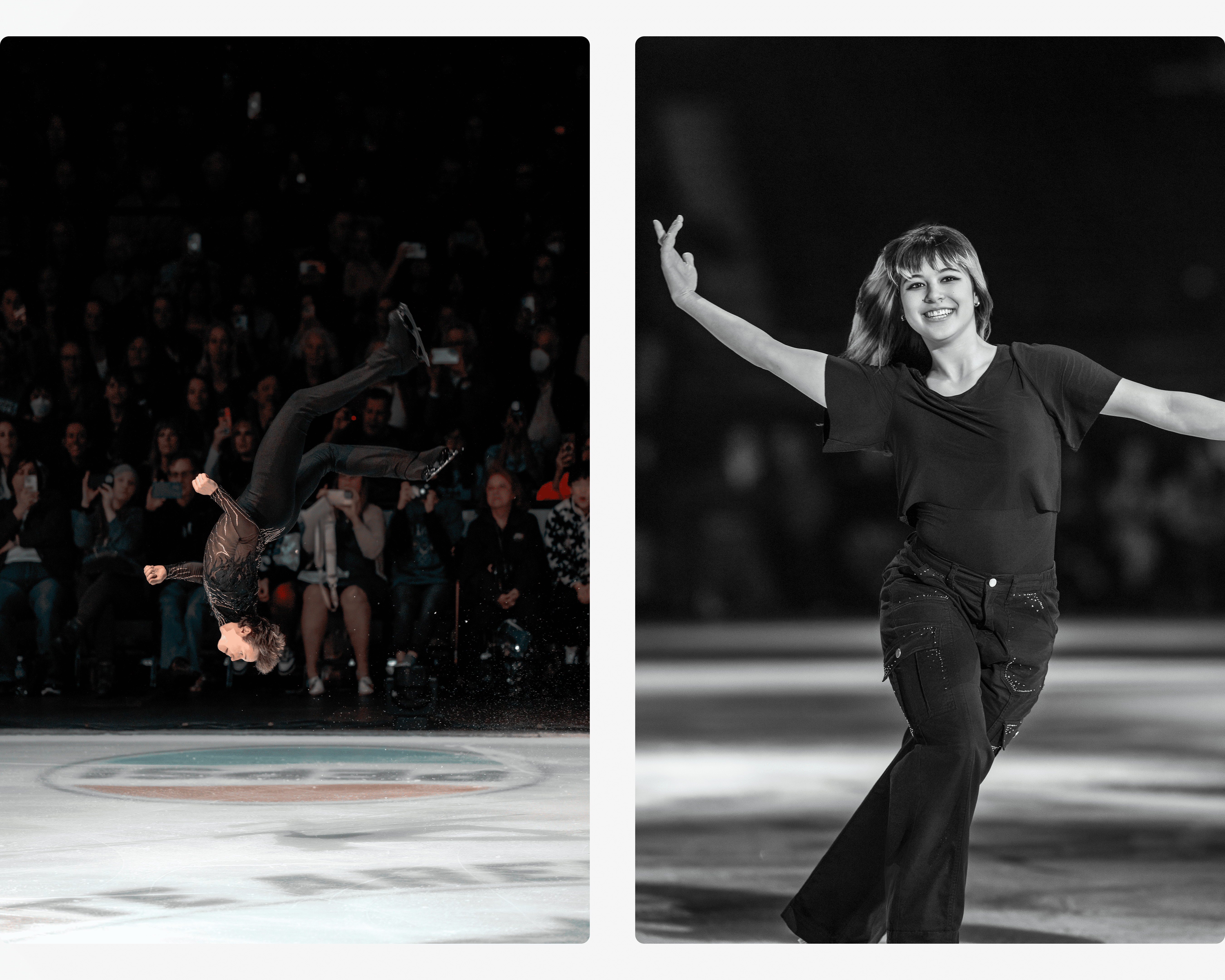 Alyssa Liu and Olympic crew perform in chicago at the All state Arena in Ice Skating Perfection