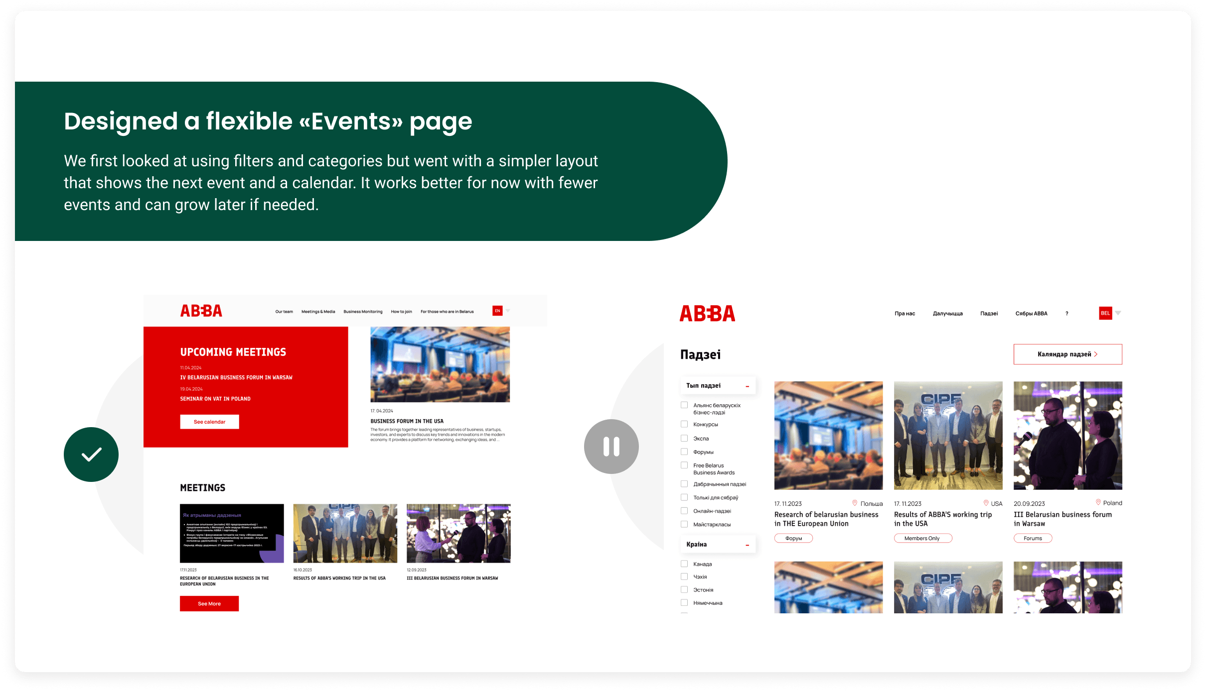 ABBA web platform design 3