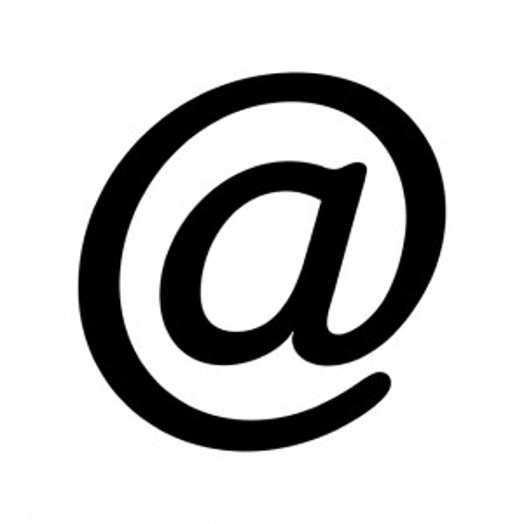The around symbol used for electronic mail.
