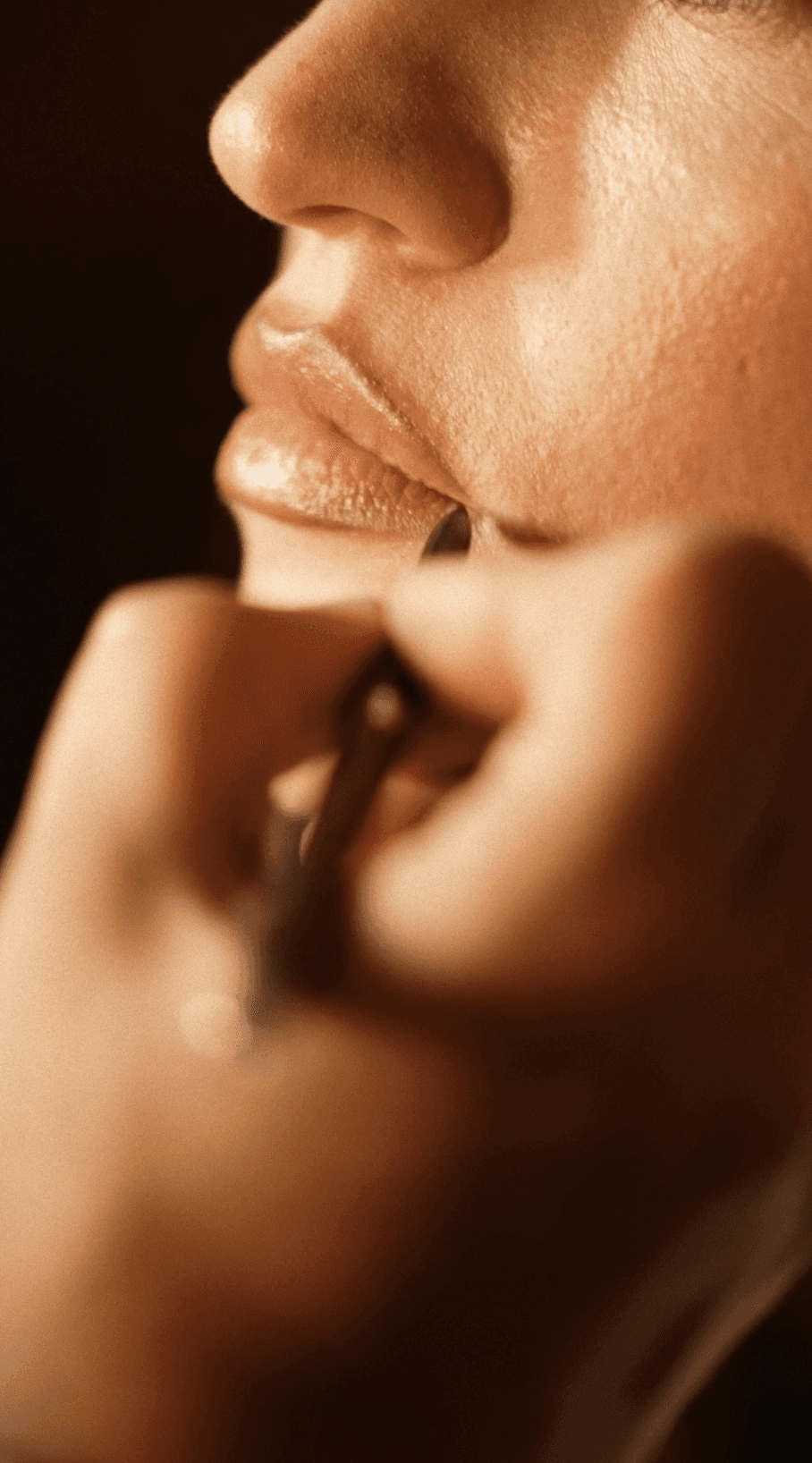 Couple embracing on street, bride's face obscured