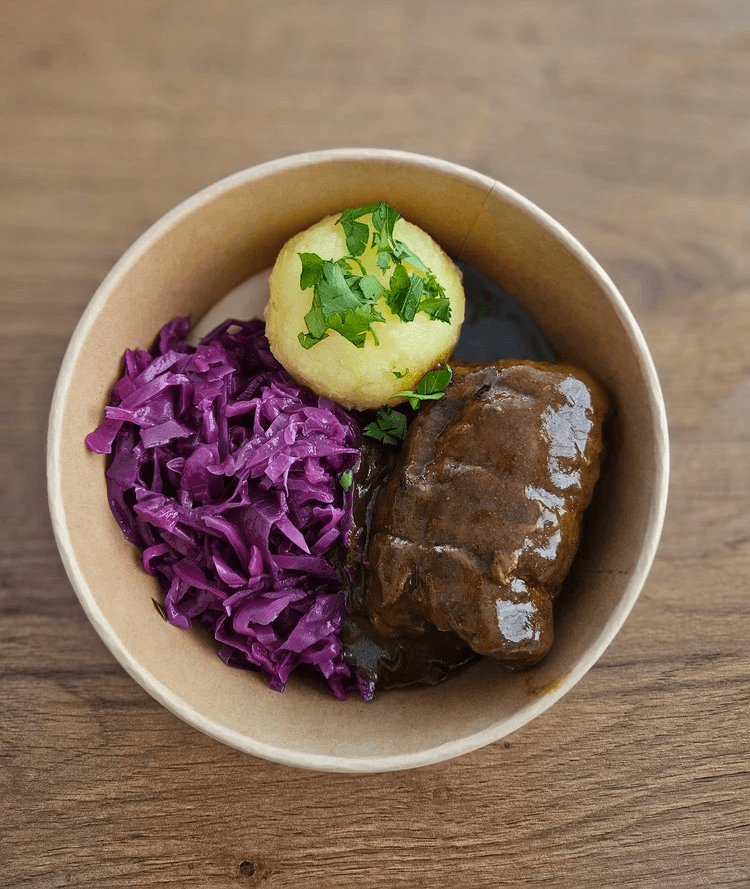 Beef Roulade and Red Cabbage Meal Prep