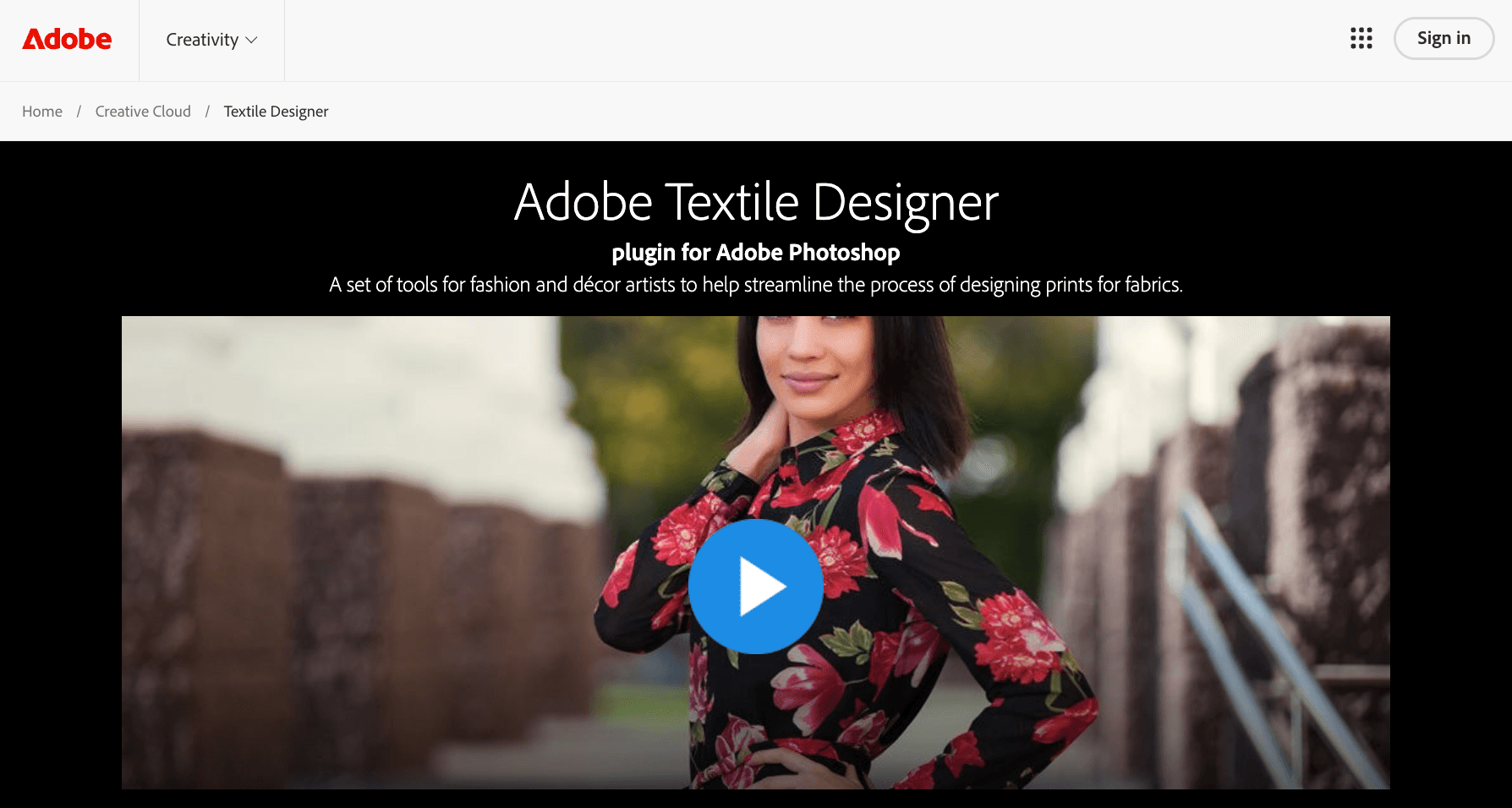 Adobe Textile Designer