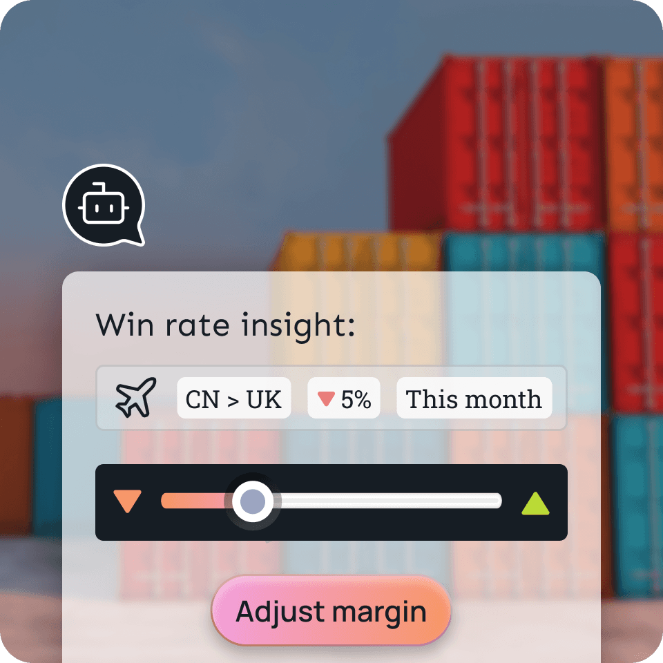 image showing Nexcade ai proactively using win rate data to help users increase profits.