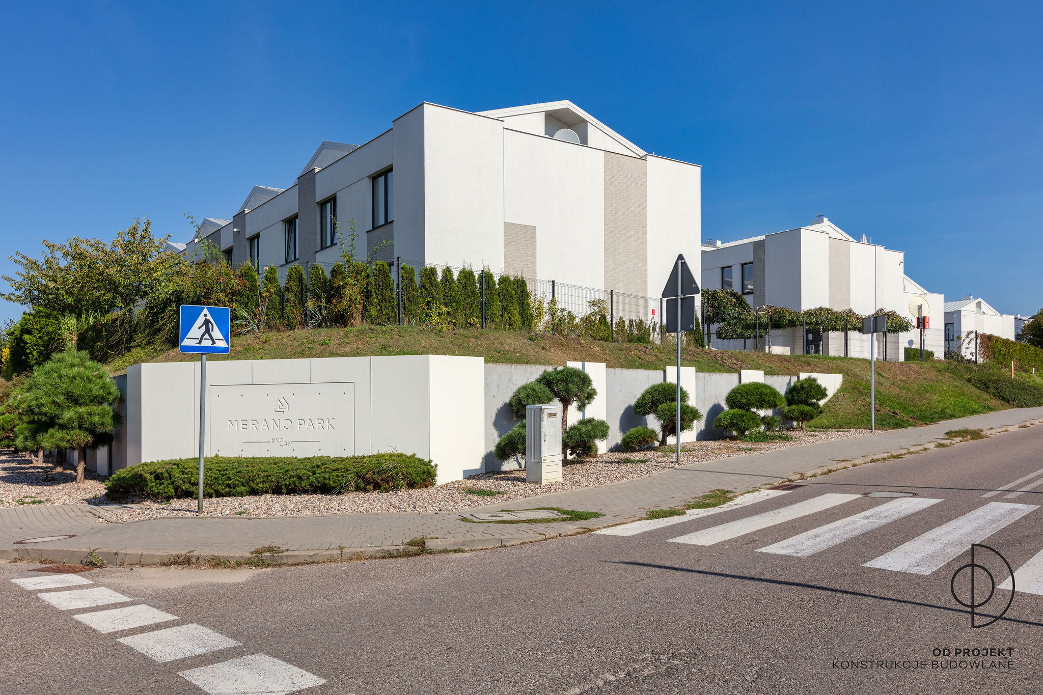 Zdjęcie osiedla domów jednorodzinnych