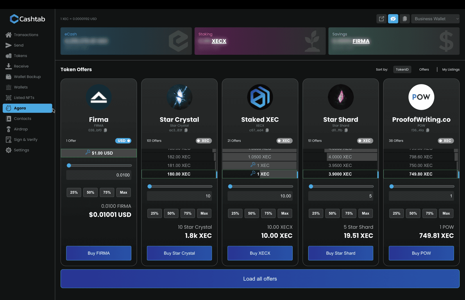 Agora Marketplace screenshot