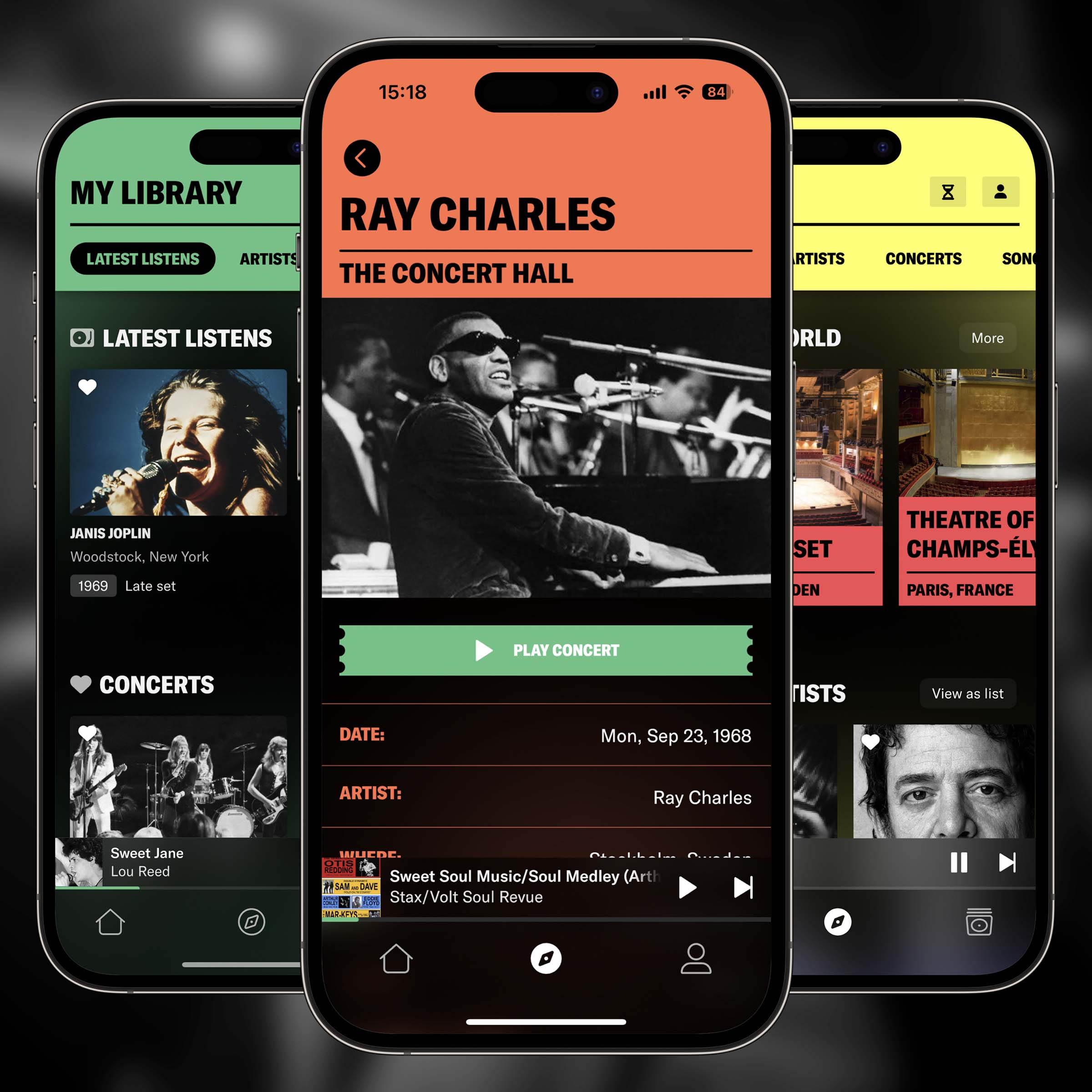 Sistris - Relive live music for iOS & Android