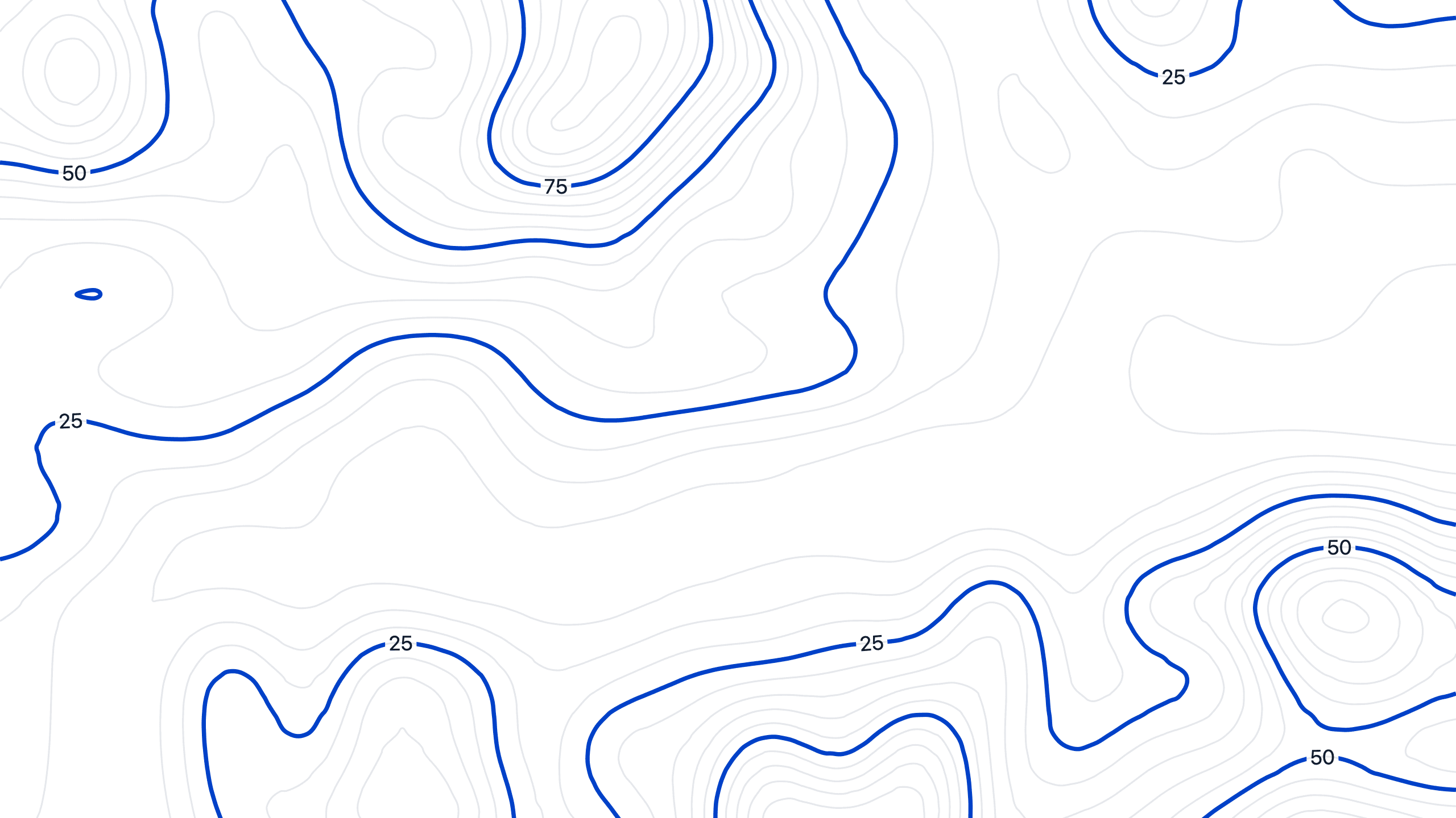 Topography map of Greater London, England