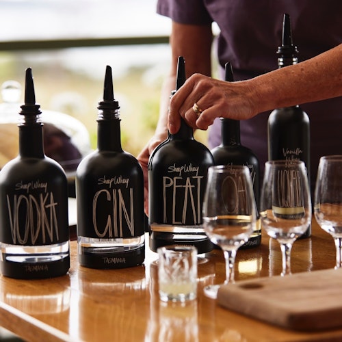 在Grandvewe举行的伏特加、杜松子酒和奶酪品鉴会