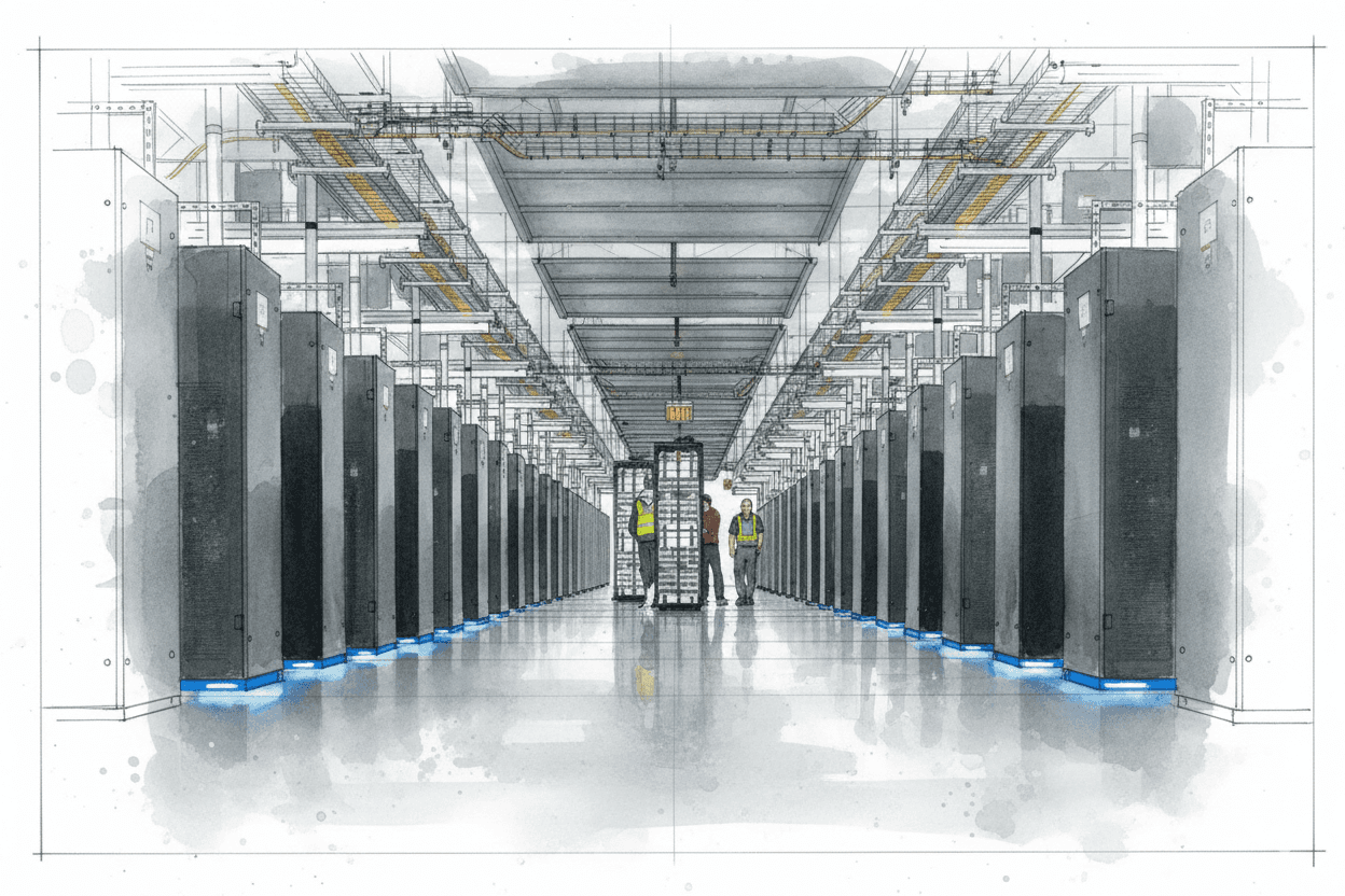 Close-up of a dark green leaf showing its textured surface and central vein against a muted background.
