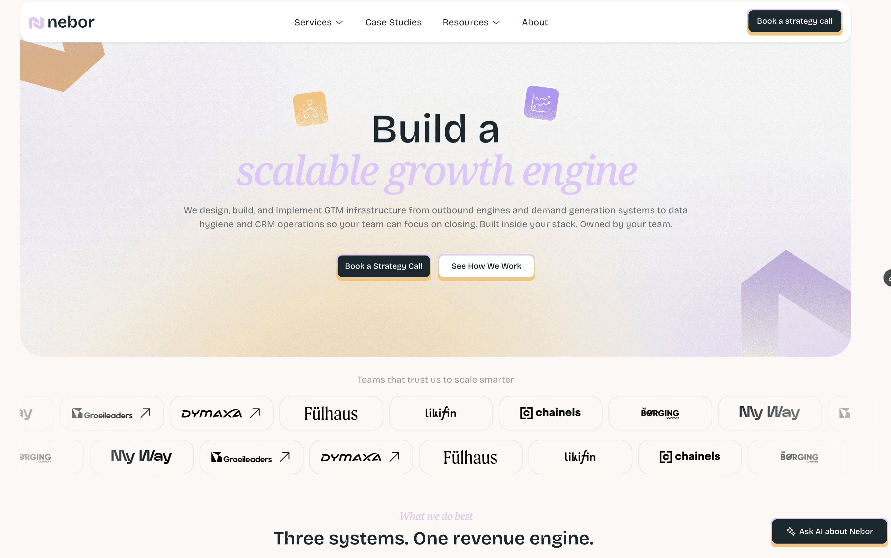 hire the best growth agency: Nebor.ai