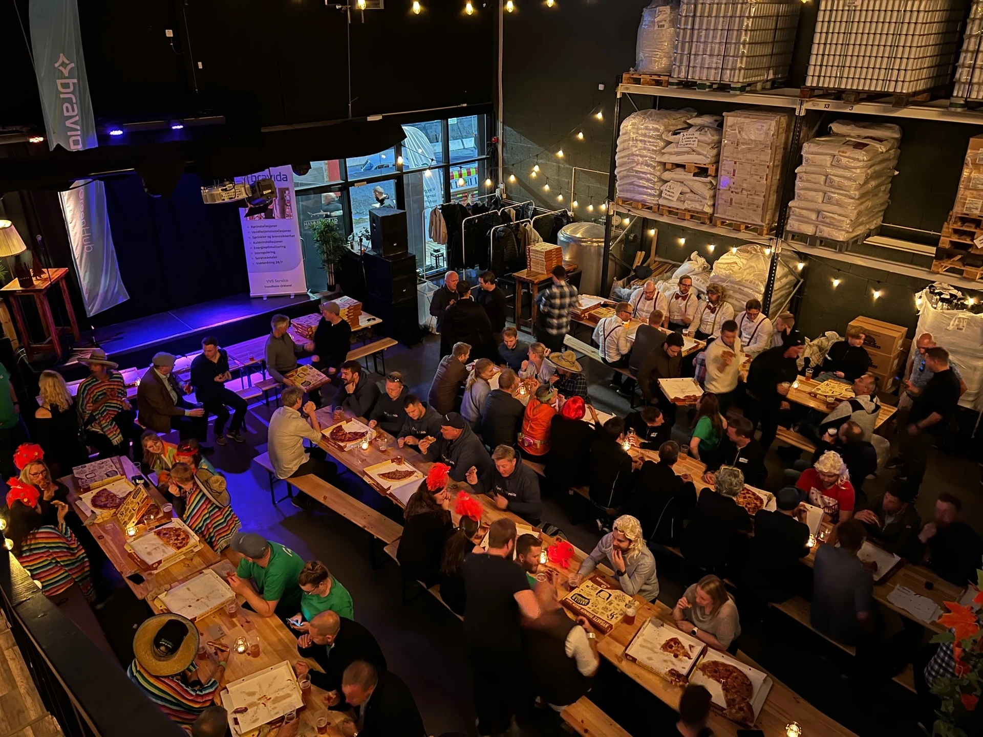 Barista in mask preparing coffee with moka pot
