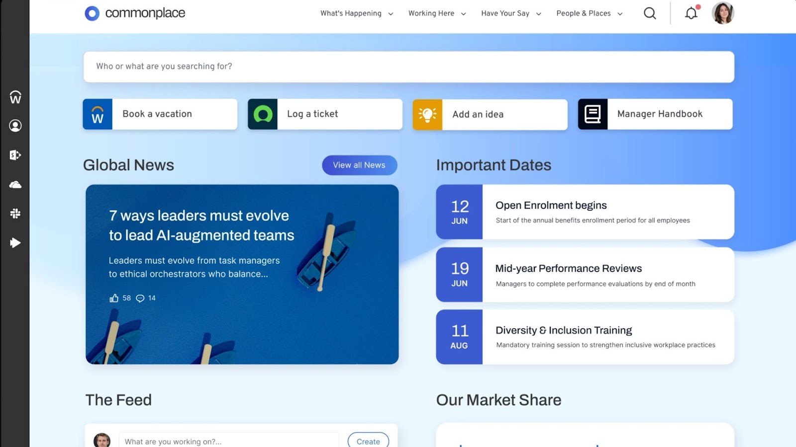 Interact's user-friendly company intranet portal