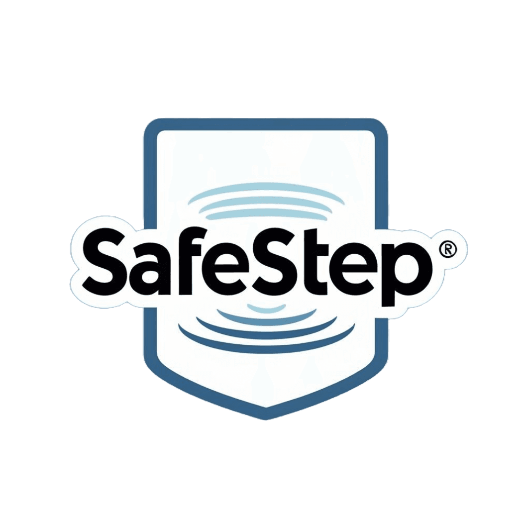 man in blue and white striped shirt