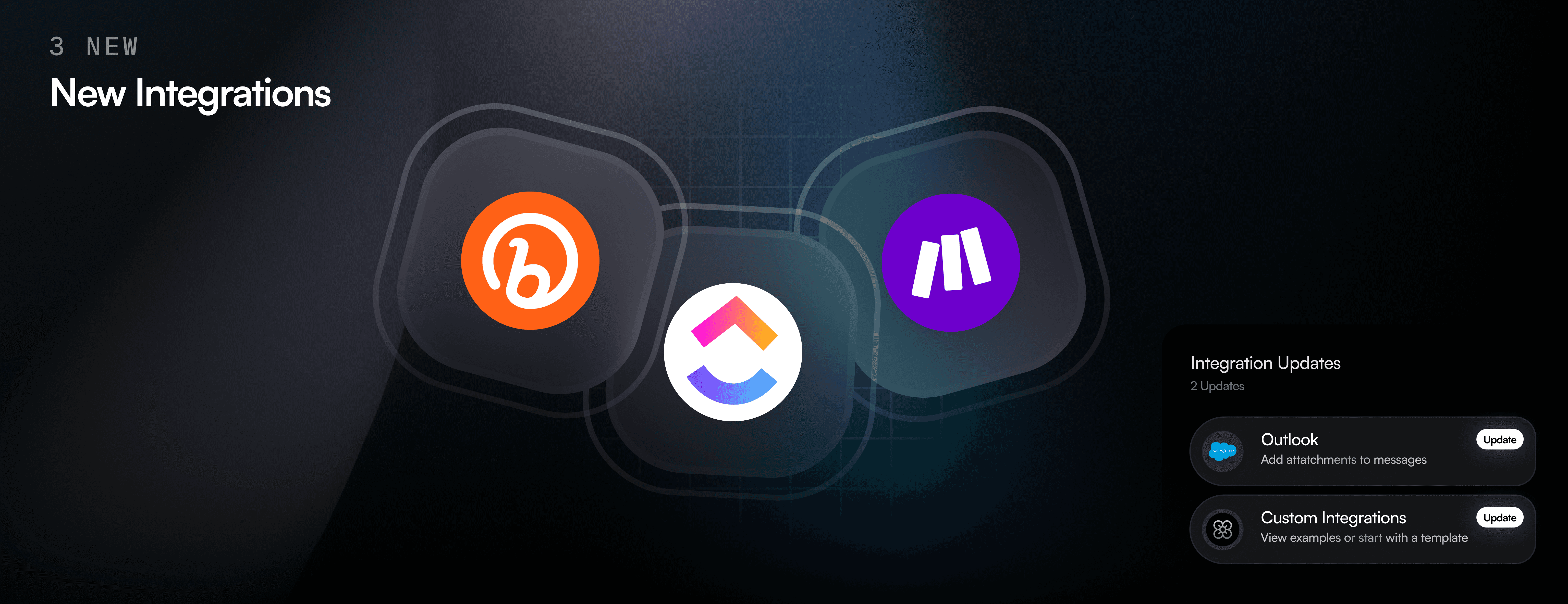 New integrations and tools