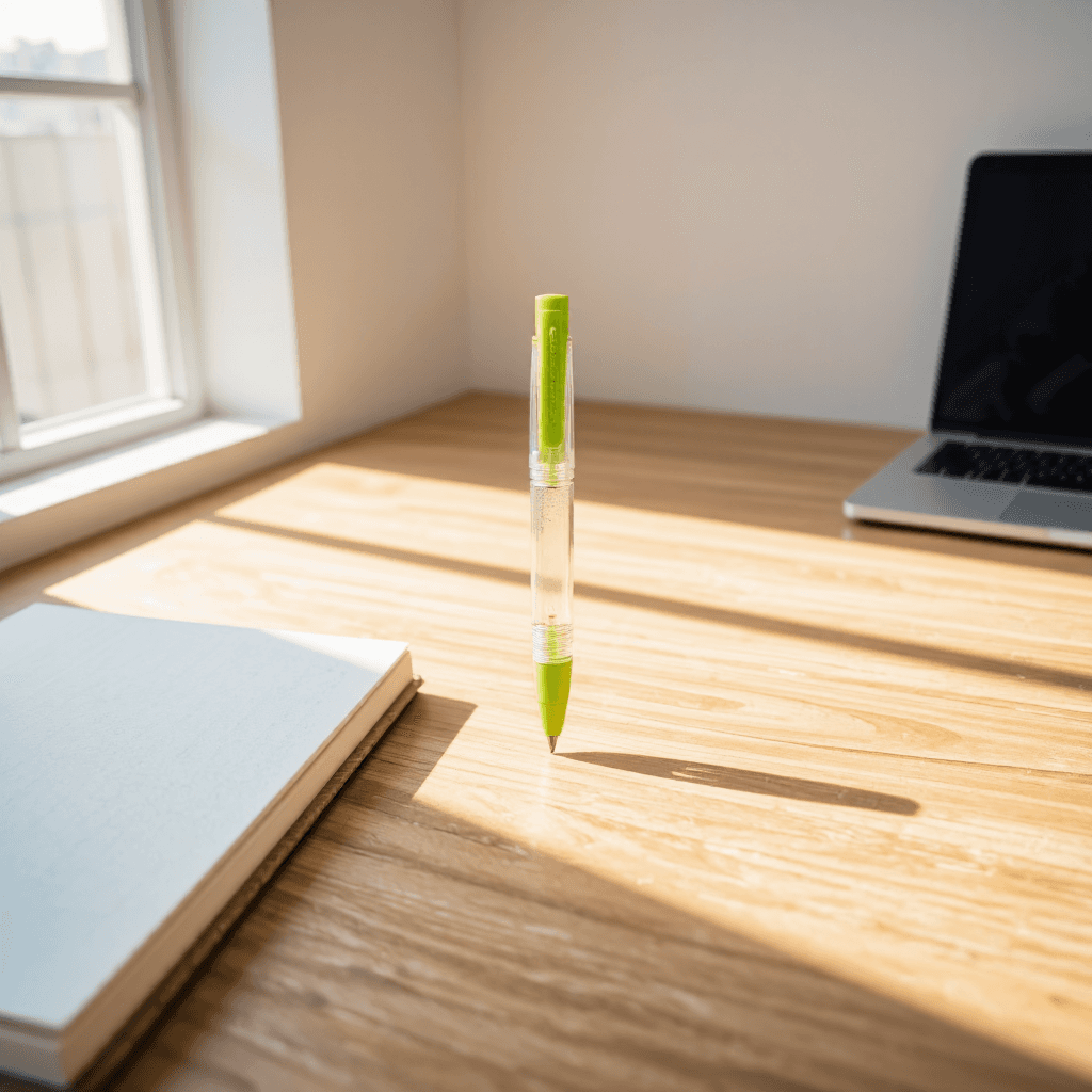 product photography of a pen