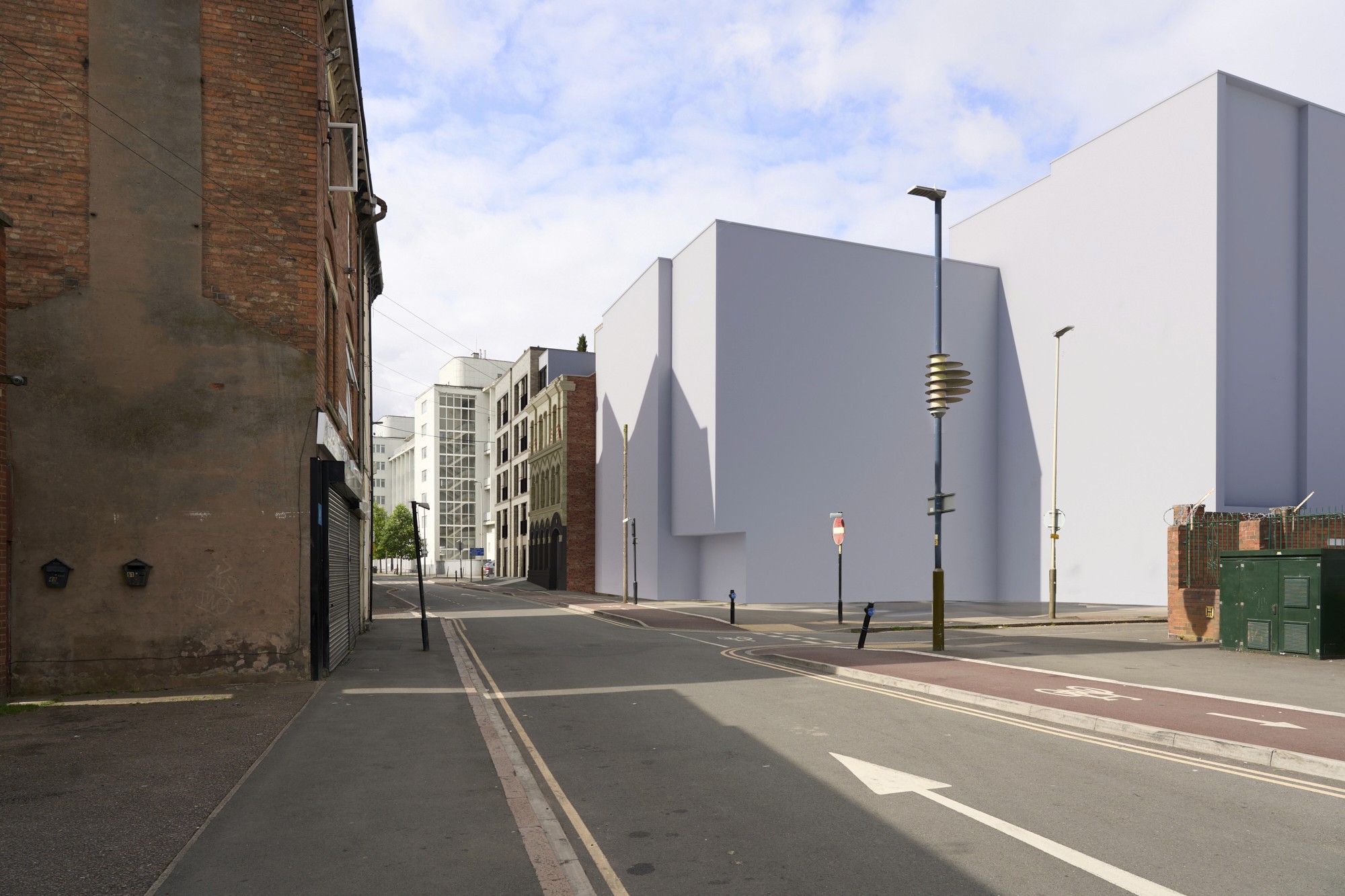 Wharf Street, Leicester Verified Views / AVRs / Accurate Visual Representations created using 3ds max, V-Ray, iToo software forest pack & Adobe Photoshop Photography