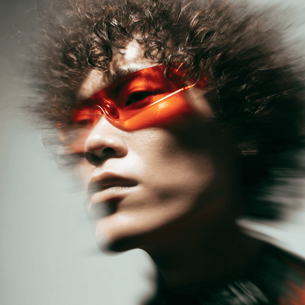 black car with half white and half black background