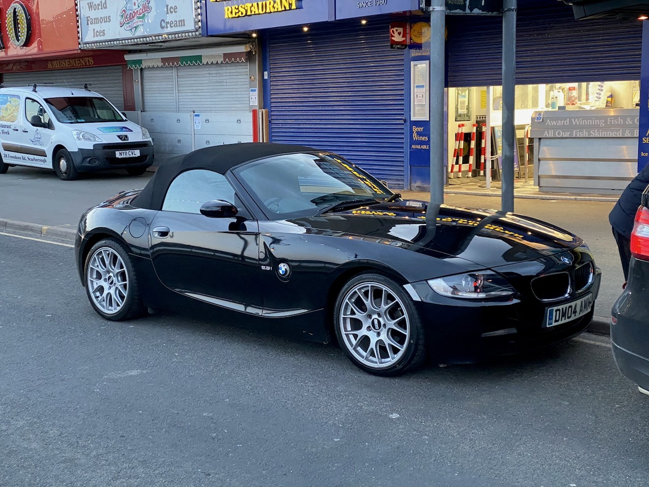 BMW Z4 (2006) on BBS CH-R from the front