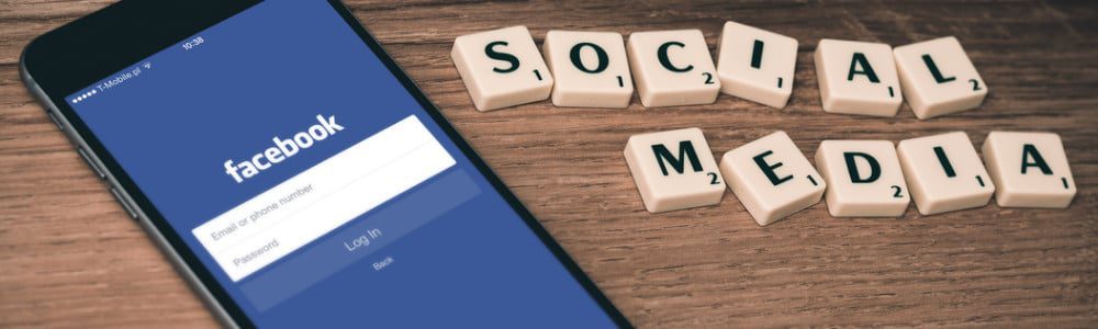 picture of a phone and it says social media next to ir