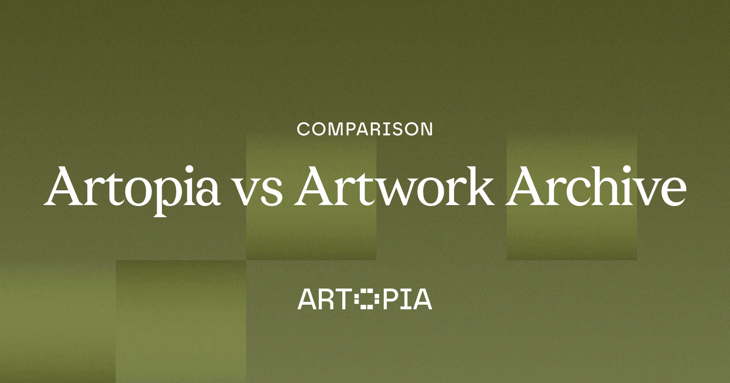 Artopia vs Artwork Archive comparison