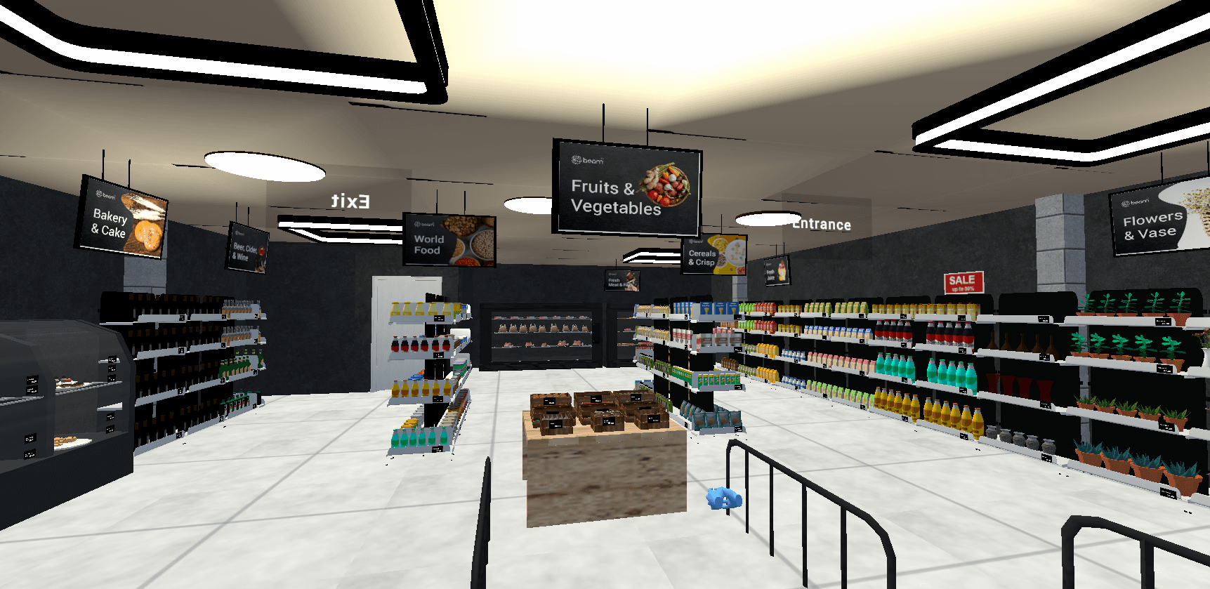 Simulated VR Store