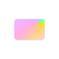 Gradient rectangle with vibrant pastel hues.