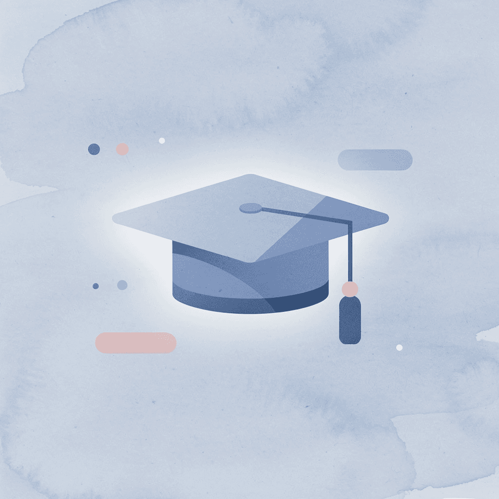 Graduation cap highlighting homeschool academic excellence