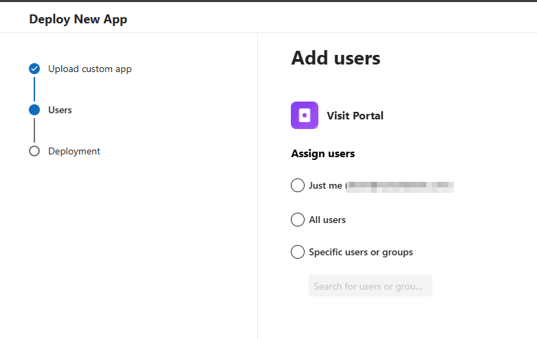 Gebruikers toewijzen aan de Visit Portal add-in voor Outlook