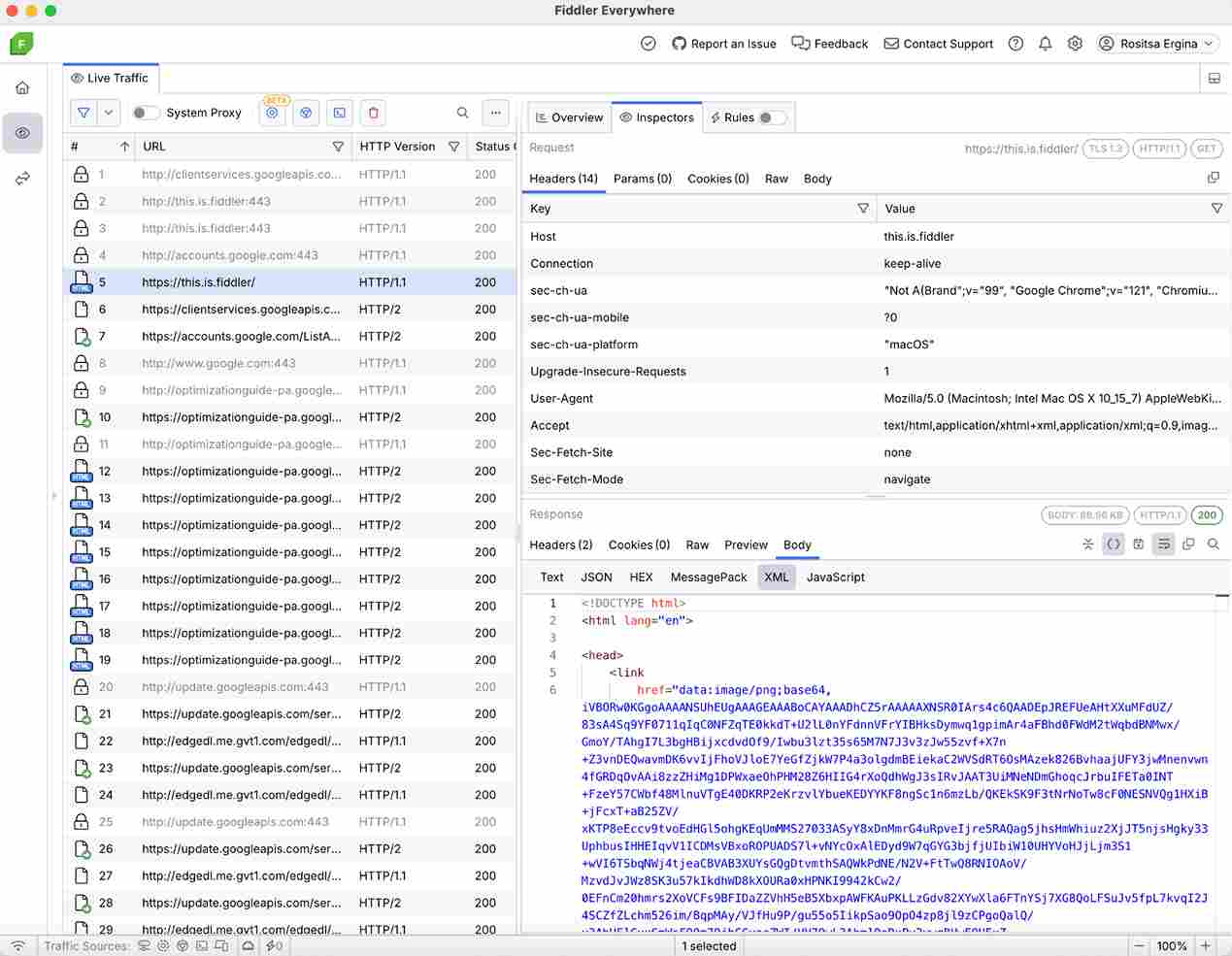 Telerik Fiddler Web Debugging