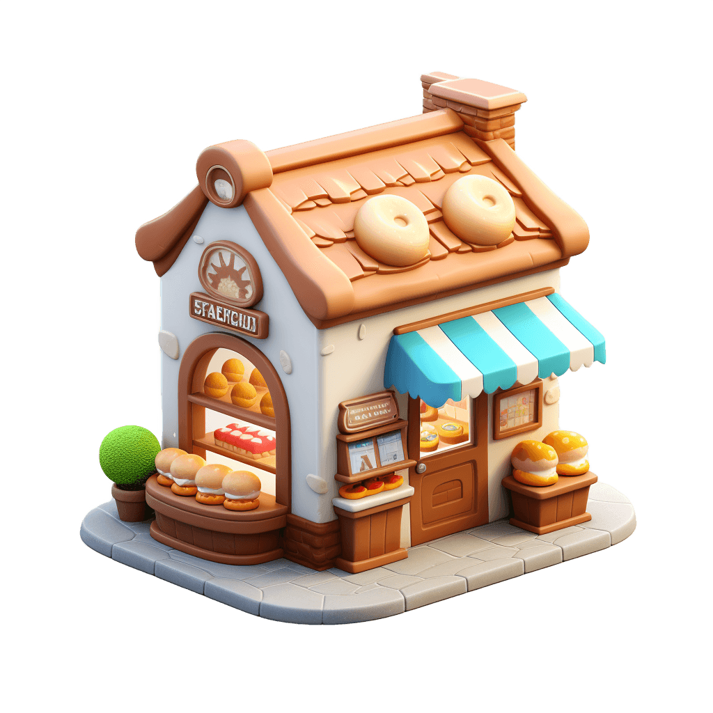 Bakery 3d icon