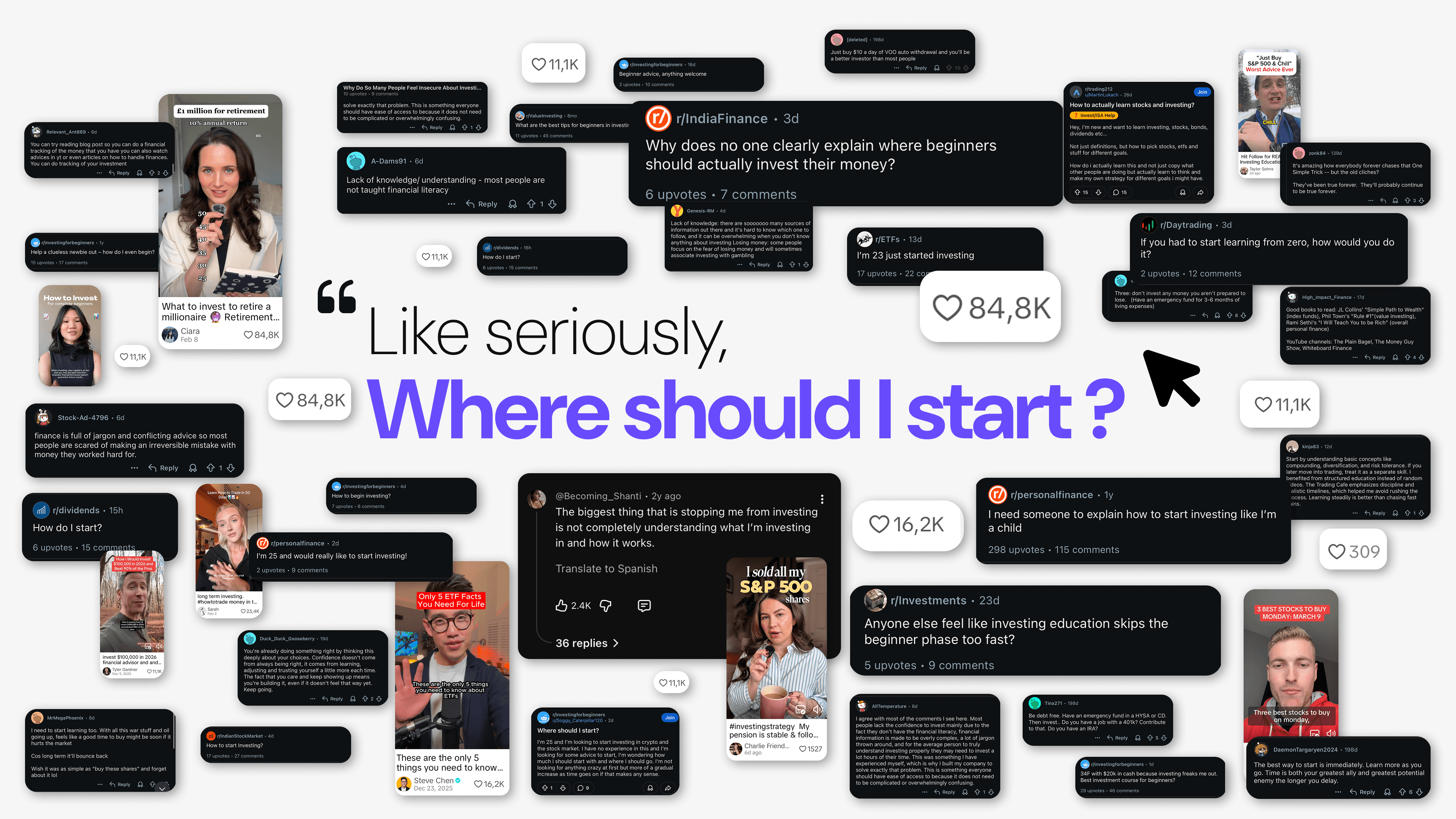 Mobile mockup of the 12signs ‘Latest Articles’ page, featuring colorful illustrated thumbnails and article titles, designed by Lunatique Design
